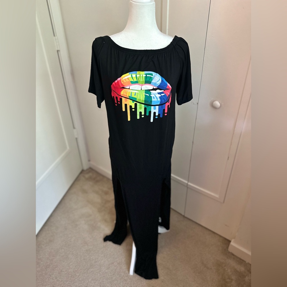 Nhicdns Womens Bodycon Maxi Dress- NWOT 2 XL